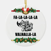 Christmas Valhalla Throw Pillow Keramik Ornament (Vorne)