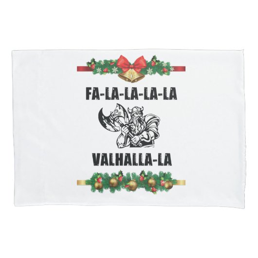 Christmas Valhalla Throw Pillow Kissenbezug (Vorderseite)
