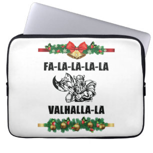 Christmas Valhalla Throw Pillow Laptopschutzhülle