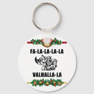Christmas Valhalla Throw Pillow Schlüsselanhänger