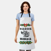 Christmas Valhalla Throw Pillow Schürze (Getragen)
