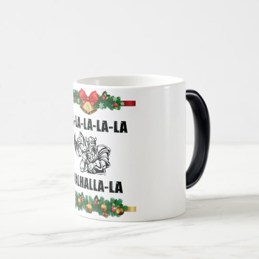 Christmas Valhalla Throw Pillow Verwandlungstasse (VorderseiteRechts)