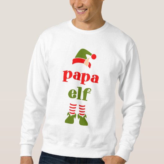 CHRISTMAS VATER PAPA ELF T - SHIRT T - SHIRT (Vorderseite)