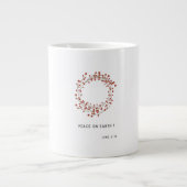 Christmas Verse Mug Luke 2:14 Jumbo-Tasse (Vorderseite)