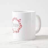 Christmas Verse Mug Matthew 5:3 Jumbo-Tasse (Vorderseite Rechts)