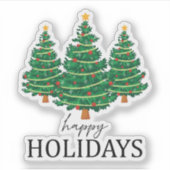 Christmas Vibes Aufkleber (Vorderseite)