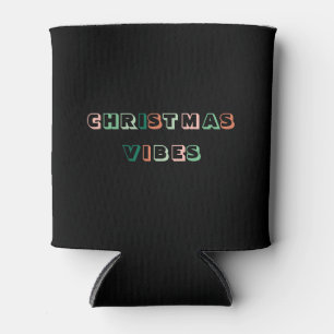 Christmas Vibes Black Can Cooler Dosenkühler