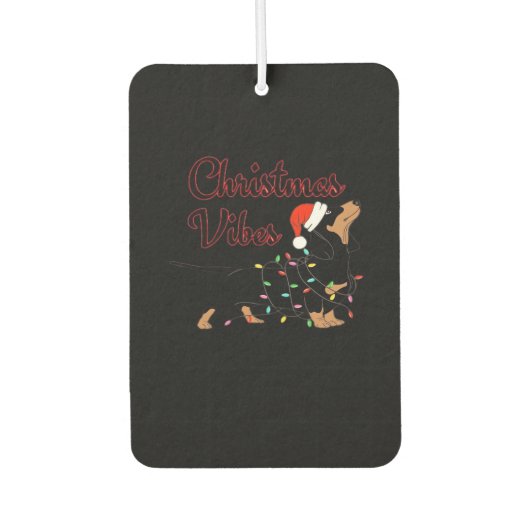 Christmas Vibes Classic T-Shirt Autolufterfrischer (Vorderseite)