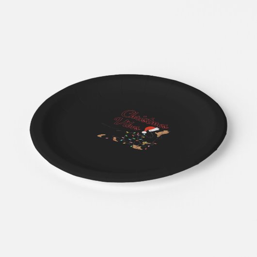 Christmas Vibes Classic T - Shirt Pappteller (Schrägansicht)