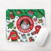 Christmas Vibes Coffee Mousepad (Mit Mouse)
