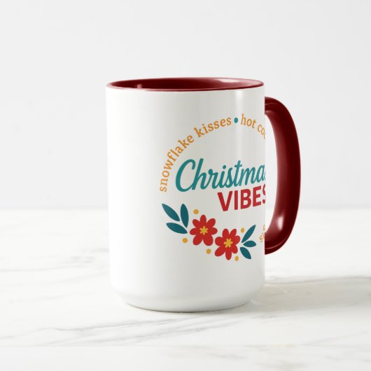Christmas Vibes Combo Mug Tasse (VorderseiteRechts)