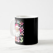 Christmas Vibes Cute Nk Santa Christmas Xmas Women Kaffeetasse (Vorderseite Links)