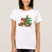 Christmas Vibes Dackel Dog T - Shirt (Vorderseite)