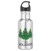 Christmas Vibes Edelstahlflasche (Vorderseite)