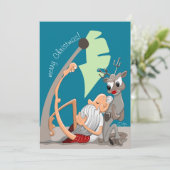 Christmas Vibes Feiertagskarte (Stehend Vorderseite)