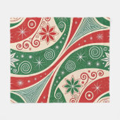 Christmas Vibes Fleecedecke (Vorderseite (Horizontal))