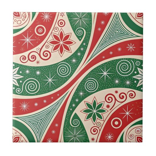Christmas Vibes Fliese (Vorderseite)