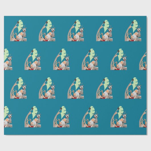 Christmas Vibes Geschenkpapier (Flach)