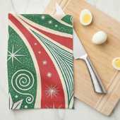 Christmas Vibes Geschirrtuch (Viertel Falte)