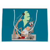 Christmas Vibes Große Geschenktüte (Vorderseite)