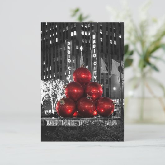 Christmas Vibes Grußkarte Dankeskarte (Stehend Vorderseite)