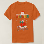 Christmas Vibes Hot Cocoa Peppermint Mocha Chocola T-Shirt (Design vorne)