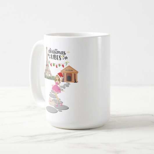 Christmas Vibes Kaffeetasse (Vorderseite Links)
