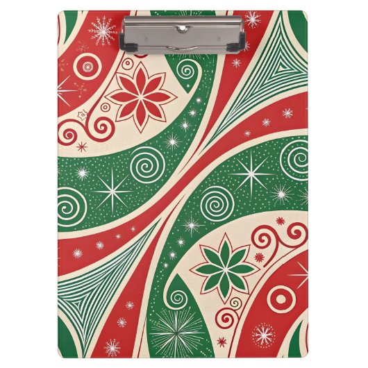 Christmas Vibes Klemmbrett (Vorderseite)