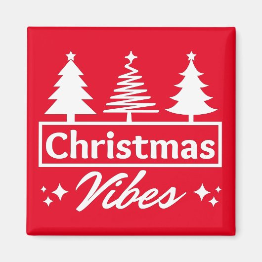 Christmas Vibes Magnet (Vorne)