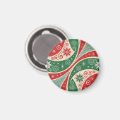 Christmas Vibes Magnet (Vorderseite/Rückseite)