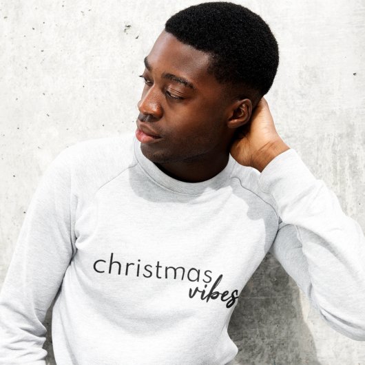 Christmas Vibes | Modernes Minimalistisches Trendy Sweatshirt