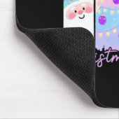 Christmas Vibes Santa Claus Xmas Tree Gingerbread Mousepad (Ecke)