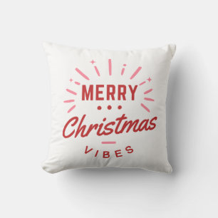 Christmas Vibes Throw Kissen