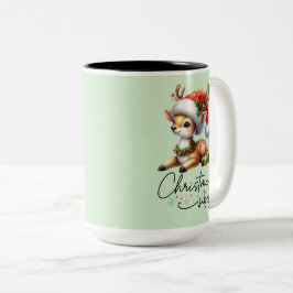 Christmas Vibes Two Tone Tasse