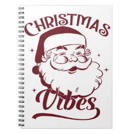Christmas Vibes Vintage Design Notizblock