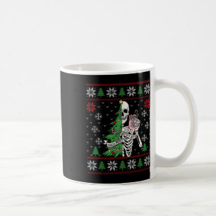 Christmas Vibes Xmas Skeleton Sorta Merry Sorta Sc Kaffeetasse
