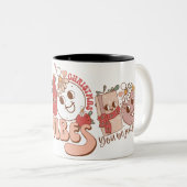 Christmas Vibes Zweifarbige Tasse (VorderseiteRechts)