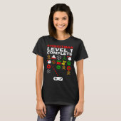 Christmas Video Gaming Decoration Invaders Gamer T-Shirt (Vorne ganz)