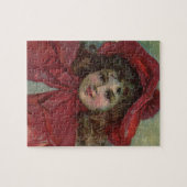Christmas Viktorianisch Child Red Hat Girl Portrai Puzzle (Horizontal)