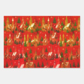 Christmas Village Holiday Wrapping Paper – Festive Geschenkpapier Set (Vorderseite 3)