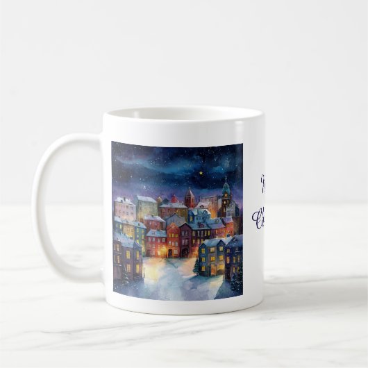 Christmas Village Kaffeetasse (Links)