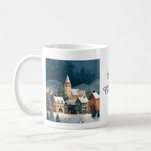 Christmas Village Kaffeetasse (Links)