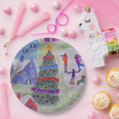 Christmas Village Pappteller (Party)