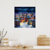 Christmas Village Poster (Küche)