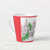 Christmas Village Small Latte Mug Milchtasse (Linke Ecke)