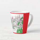Christmas Village Small Latte Mug Milchtasse (Rechte Ecke)