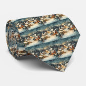 Christmas Vintag Neck Tie Krawatte (Gerollt)