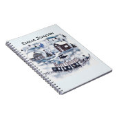 Christmas , Vintage Notizblock (Rechte Seite)