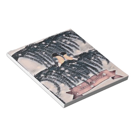 Christmas , Vintage Notizblock (angewinkelt)