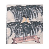 Christmas , Vintage Notizblock (Vorderseite)